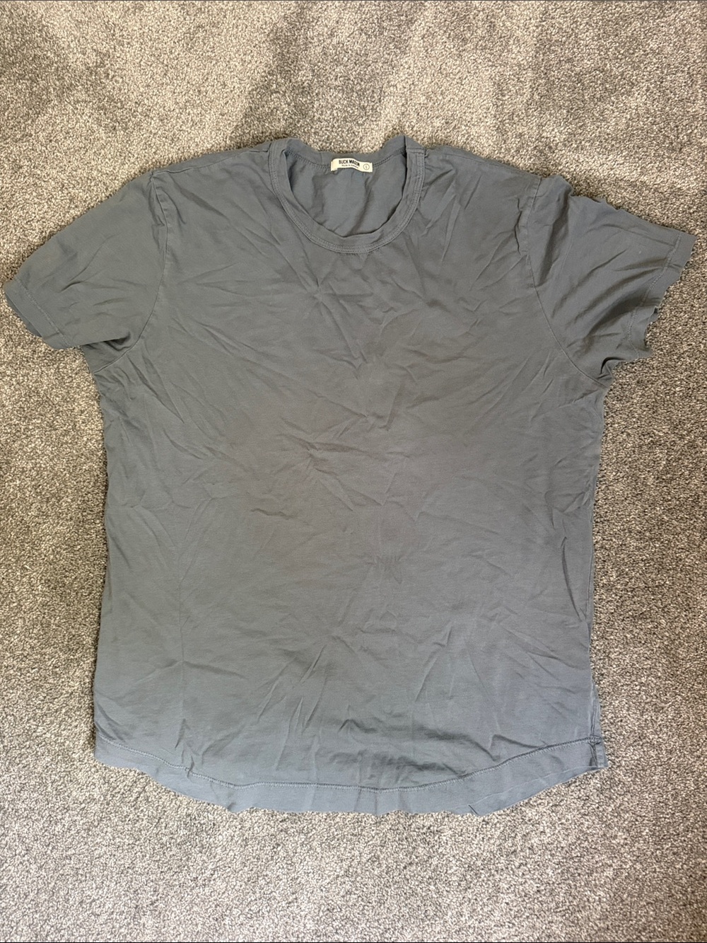 Buck Mason PIMA CURVED HEM TEE